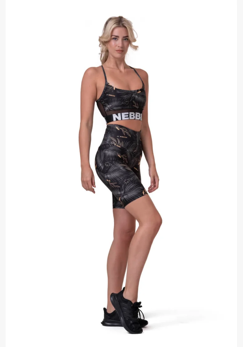 NEBBIA Biker šortky Active Black čierna