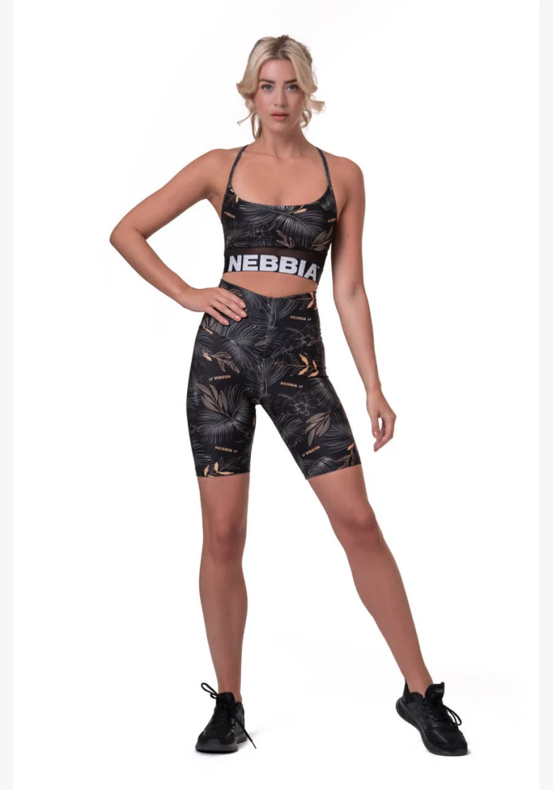 NEBBIA Biker šortky Active Black čierna