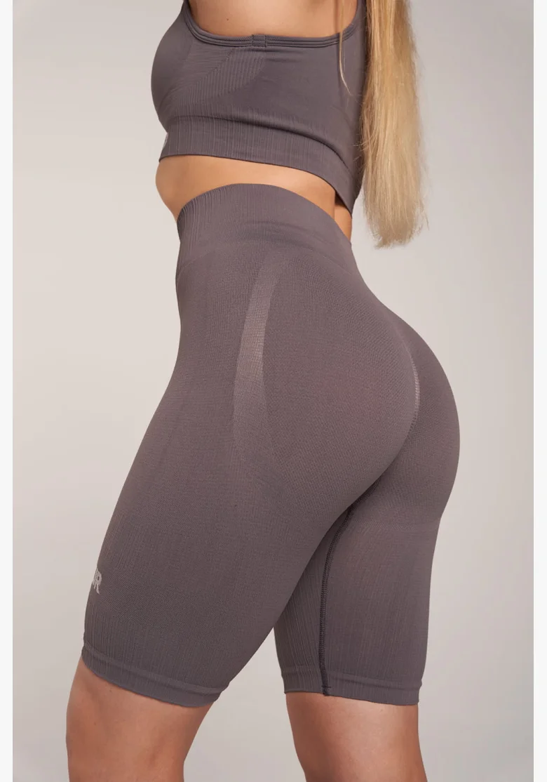 Kraťasy Gym Glamour Bikery Push Up Grey