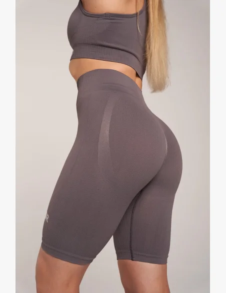 Kraťasy Gym Glamour Bikery Push Up Grey