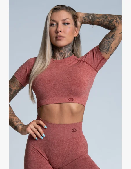 Crop Top Gym Glamour Cherry
