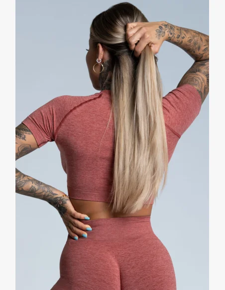 Crop Top Gym Glamour Cherry