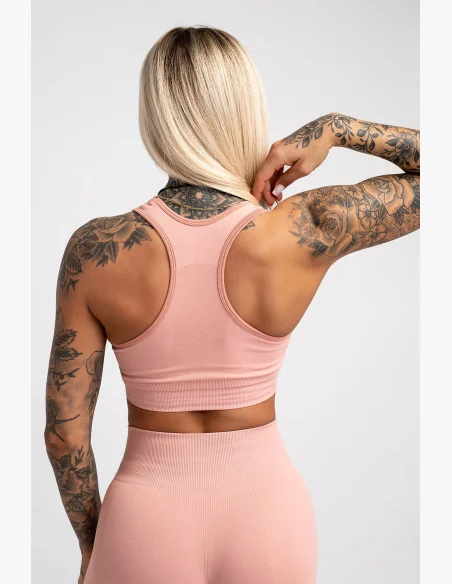 Fitness podprsenka Gym Glamour Compress Rose Tan