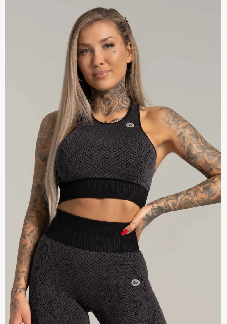 Fitness podprsenka Gym Glamour Push Up Snake