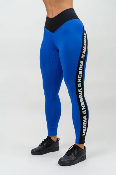 NEBBIA • Legíny s vysokým pásom ICONIC modrá • Nebshop.sk 2