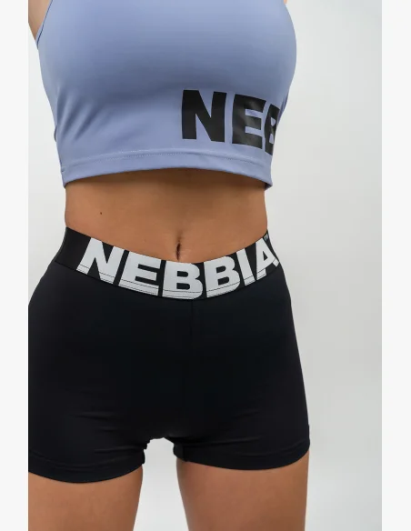 NEBBIA Vyztužená športová podprsenka s vysokou oporou GYM TIME fialová