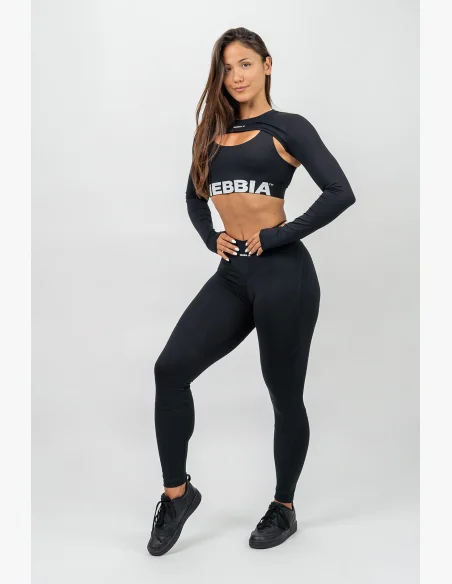 NEBBIA Fitness bolero s dlhým rukávom TRUE HERO