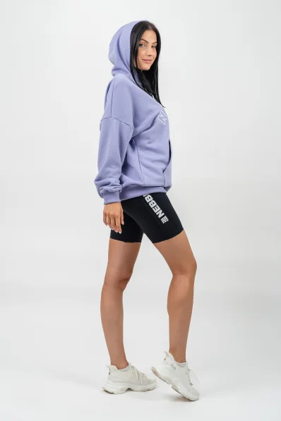 NEBBIA • Oversize mikina s kapucí GYM RAT fialová • Nebshop.sk 2
