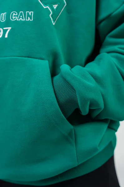 NEBBIA • Oversize mikina s kapucí GYM RAT zelená • Nebshop.sk 2