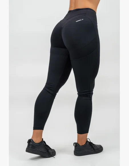 NEBBIA Tvarujúce legíny s vysokým pásom GLUTE PUMP čierna