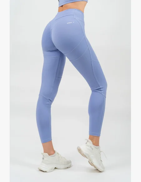 NEBBIA Tvarujúce legíny s vysokým pásom GLUTE PUMP fialová