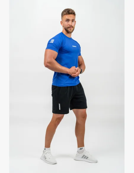 NEBBIA Kompresné Športové Tričko ENDURANCE modré