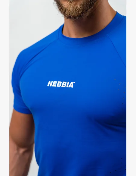 NEBBIA Kompresné Športové Tričko ENDURANCE modré