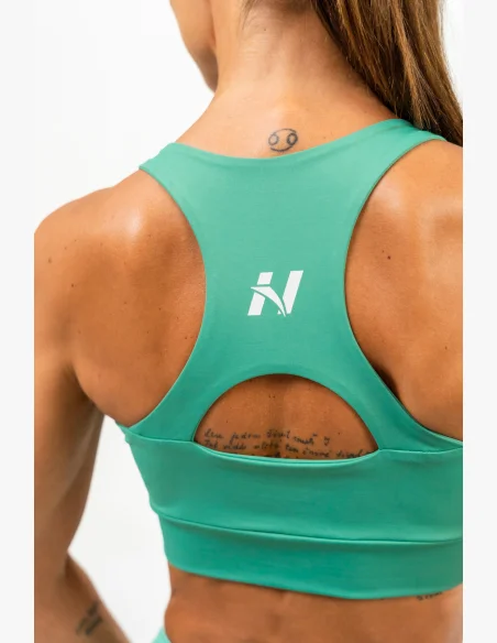 NEBBIA Športová podprsenka racer back AGILE zelená