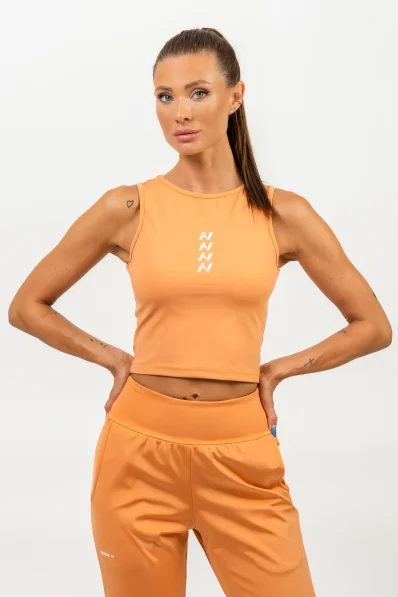NEBBIA • Crop top tielko CONFIDENCE oranžová • NebShop.sk