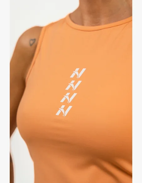 NEBBIA Crop top tielko CONFIDENCE oranžová