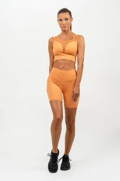 NEBBIA • Športová podprsenka so sieťkou PERFORMANCE oranžová • Nebshop.sk 2