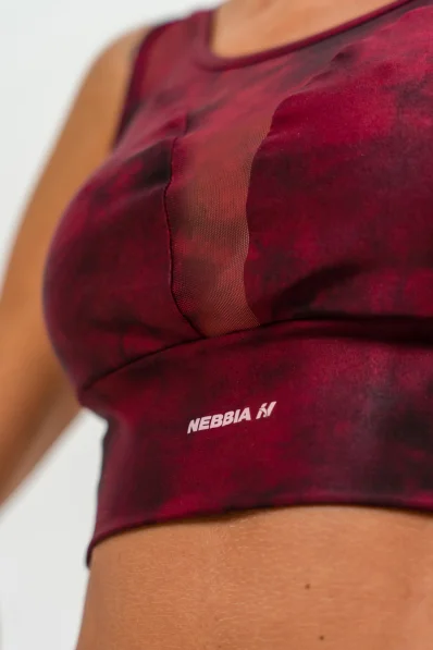 NEBBIA • Športová podprsenka so sieťkou IMPACT červená • Nebshop.sk 2