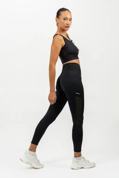 NEBBIA • Legíny s sieťkou s vysokým pásom PERFORMANCE čierna • Nebshop.sk 2