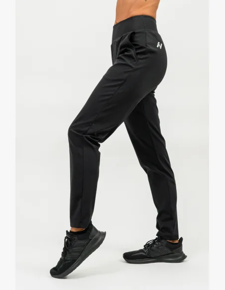 NEBBIA Slim fit legíny s vreckami SLEEK čierna