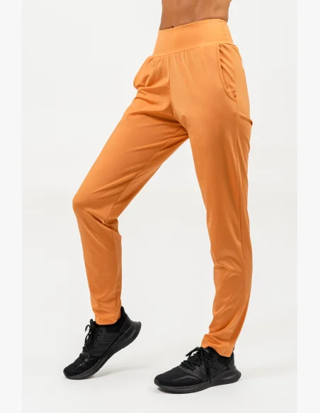 NEBBIA Slim fit legíny s kapsami SLEEK oranžová