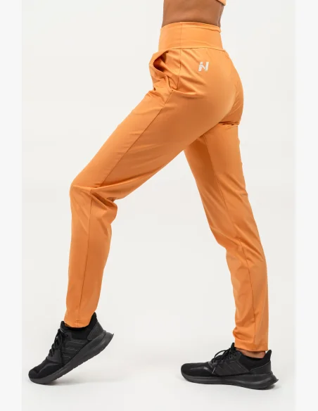 NEBBIA Slim fit legíny s kapsami SLEEK oranžová