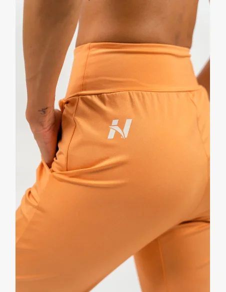 NEBBIA Slim fit legíny s kapsami SLEEK oranžová