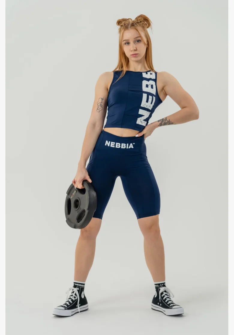 NEBBIA Tank top SNATCHED modrý