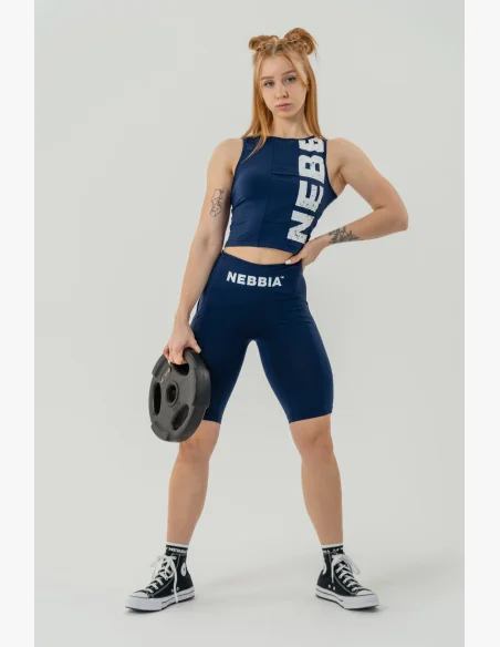 NEBBIA Tank top SNATCHED modrý