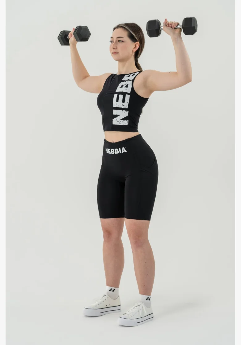NEBBIA Tielko SNATCHED čierne