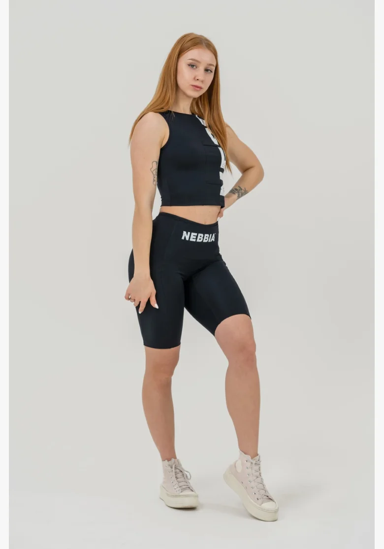 NEBBIA Tielko SNATCHED čierne