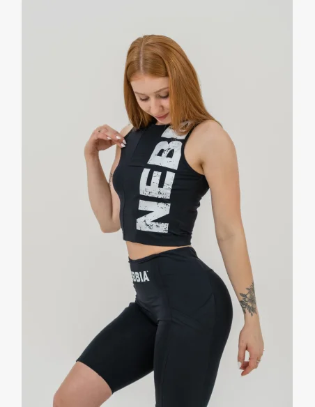 NEBBIA Tielko SNATCHED čierne