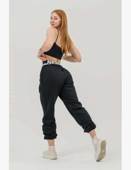 NEBBIA Športové tepláky MUSCLE MOMMY čierna