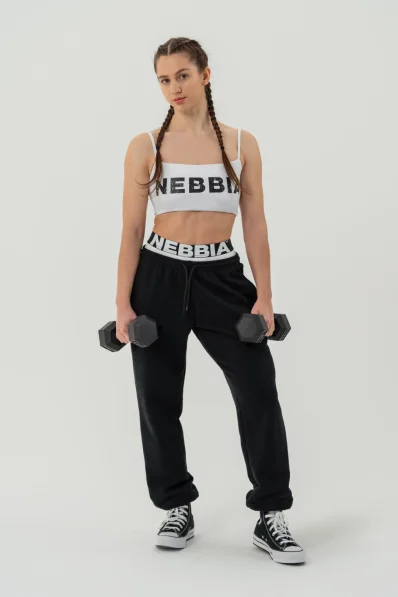 NEBBIA • Športové tepláky MUSCLE MOMMY čierna • Nebshop.sk
