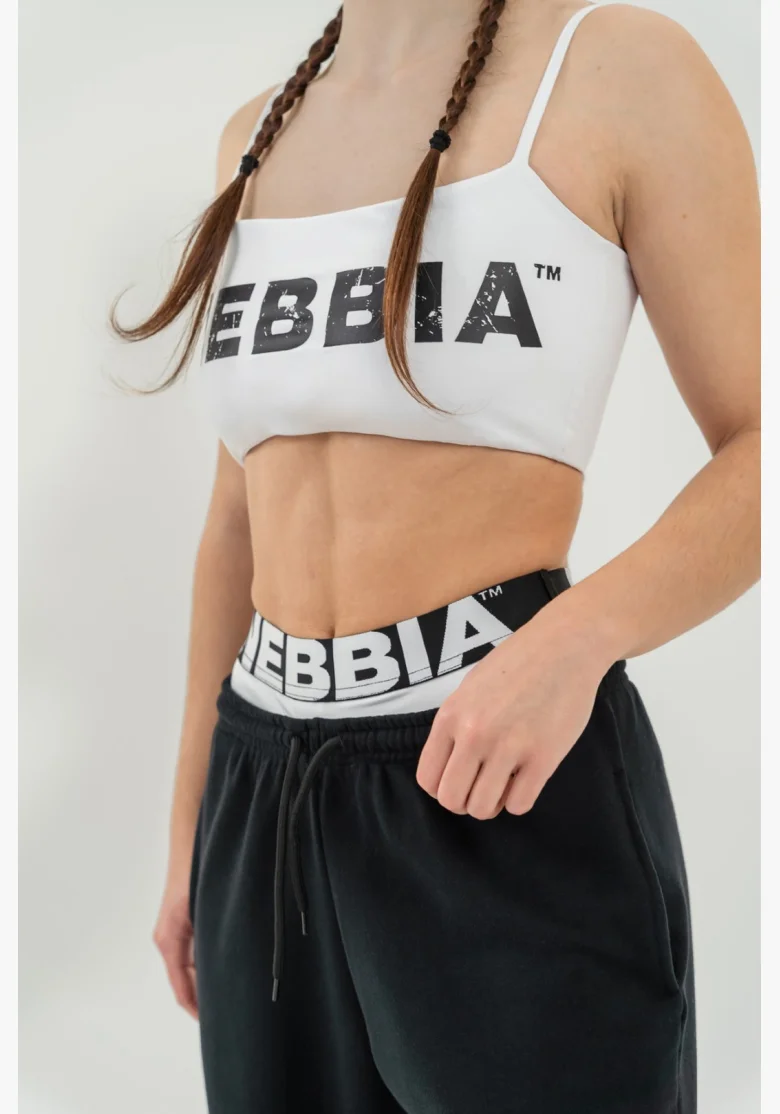 NEBBIA Športové tepláky MUSCLE MOMMY čierna