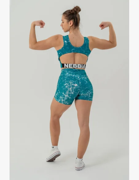 NEBBIA Legíny s vysokým pásom 5″ HAMMIES zelené