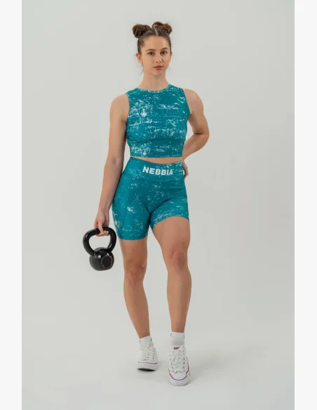 NEBBIA Legíny s vysokým pásom 5″ HAMMIES zelené