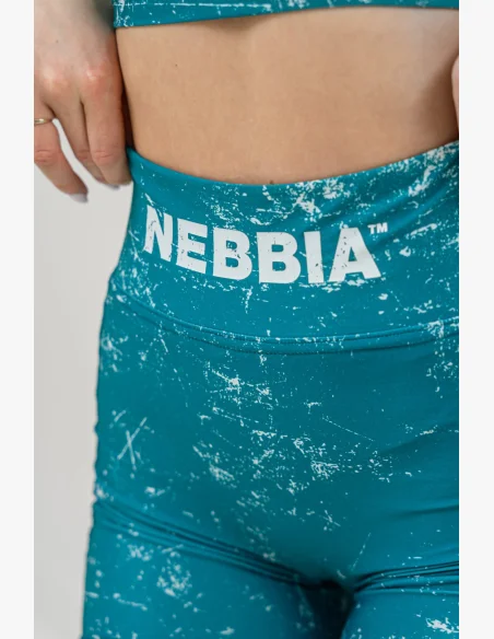 NEBBIA Legíny s vysokým pásom 5″ HAMMIES zelené
