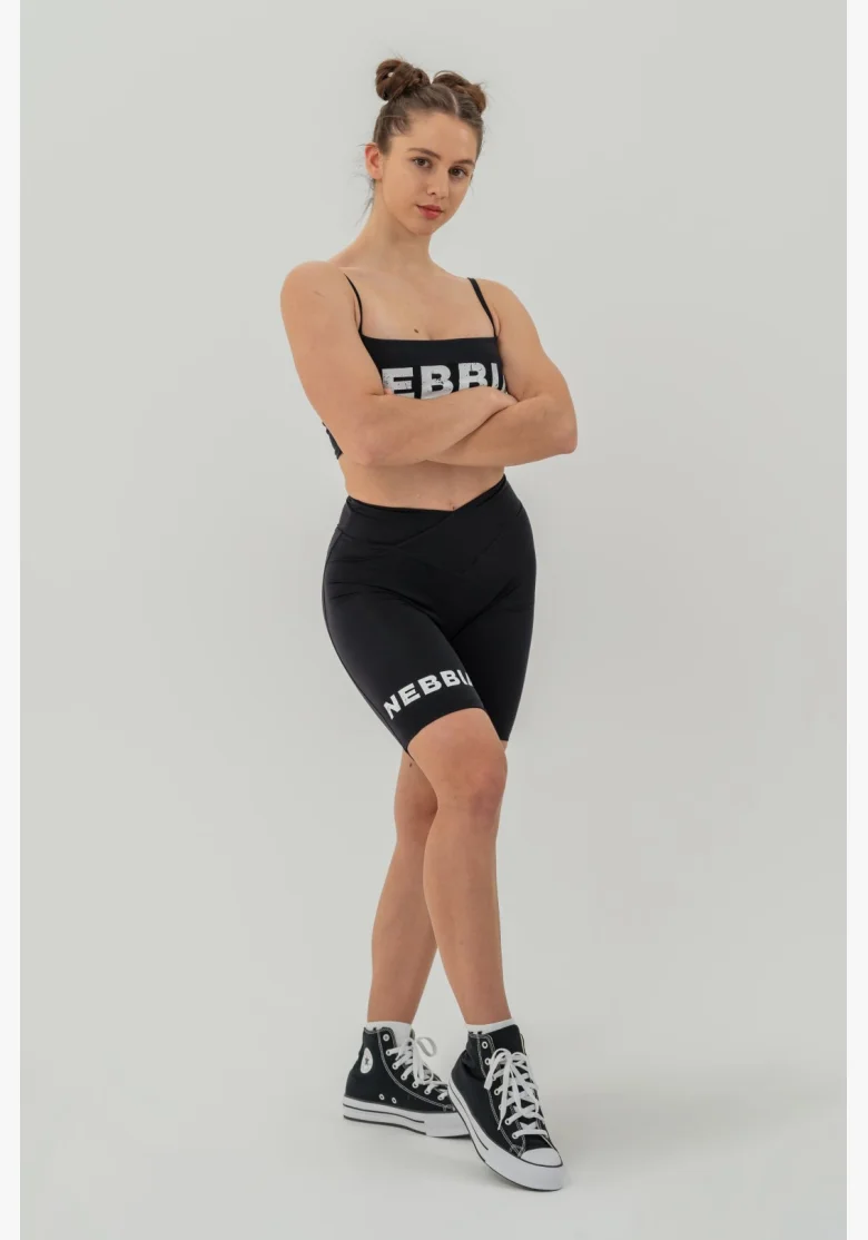 NEBBIA Bandeau podprsenka BACK CHECK čierna