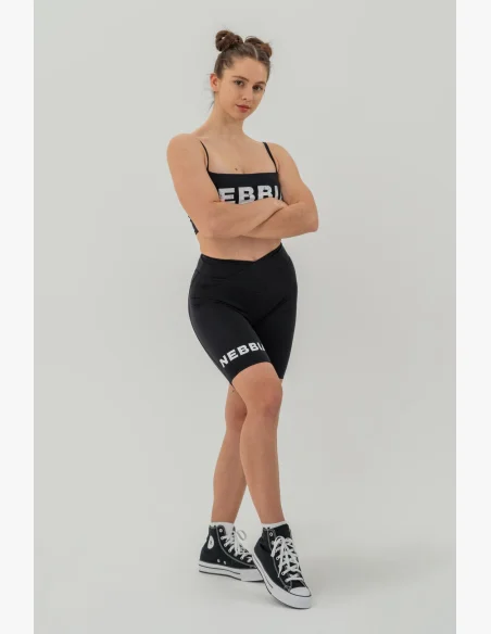 NEBBIA Bandeau podprsenka BACK CHECK čierna
