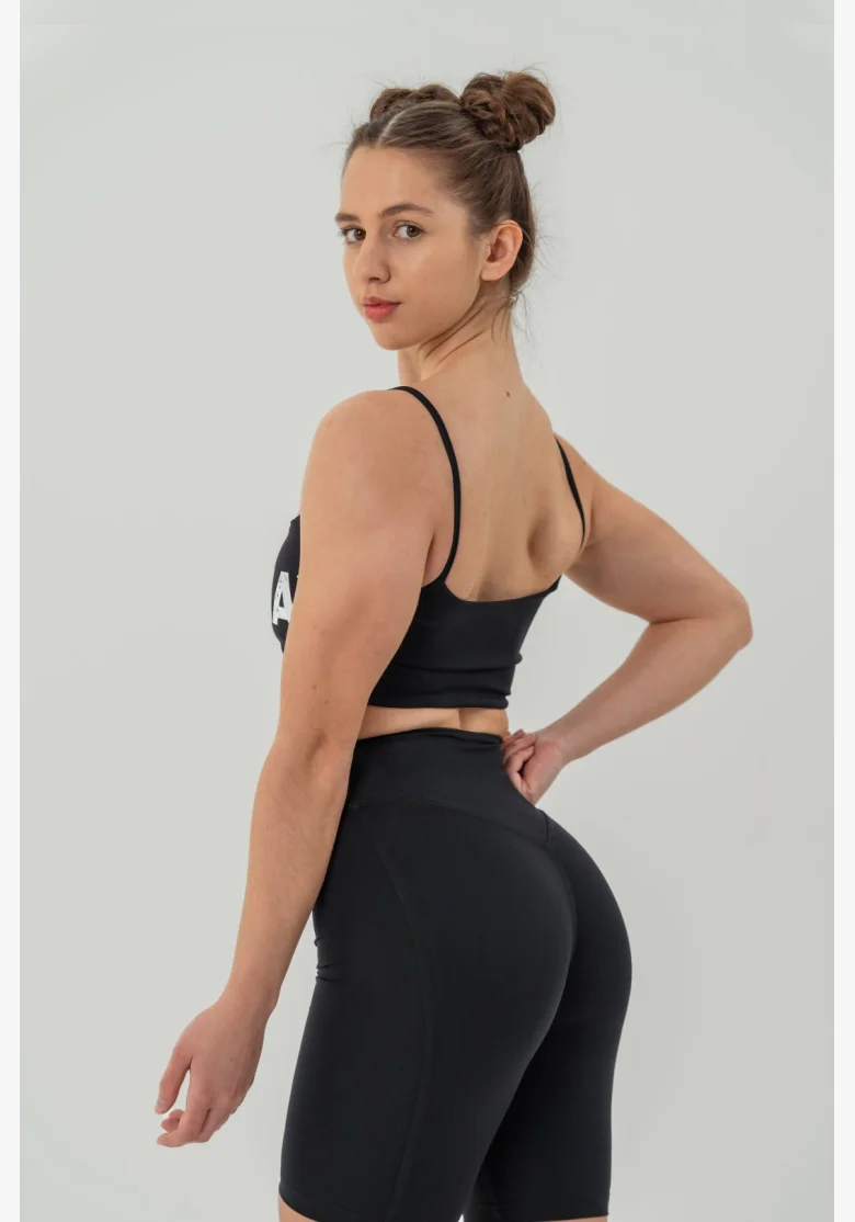 NEBBIA Bandeau podprsenka BACK CHECK čierna