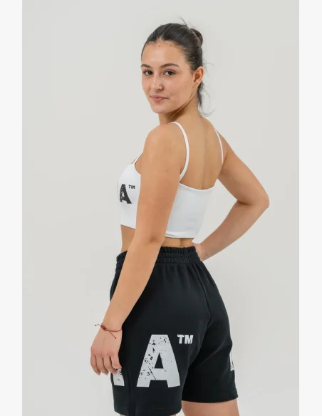 NEBBIA Bandeau podprsenka BACK CHECK biela
