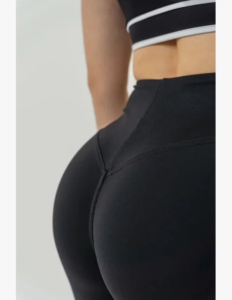 NEBBIA Tvarujúce fitness legíny MY RULES čierna
