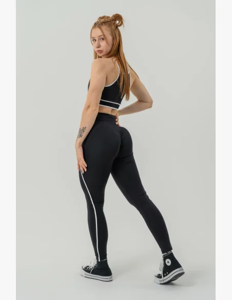 NEBBIA Tvarujúce fitness legíny MY RULES čierna