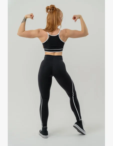 NEBBIA Tvarujúce fitness legíny MY RULES čierna