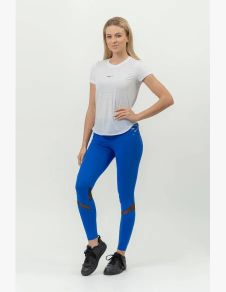 NEBBIA FIT Activewear legíny s vysokým pásom modré