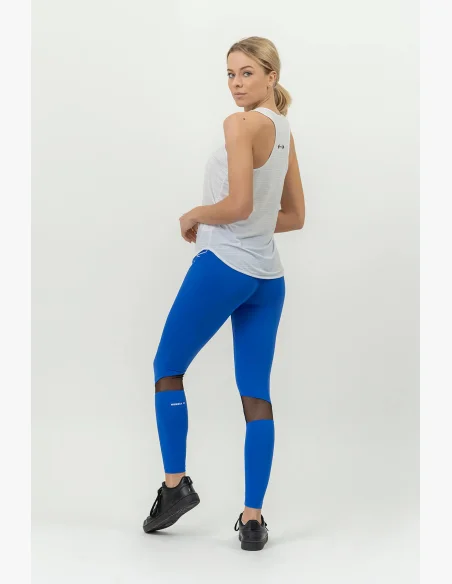 NEBBIA FIT Activewear legíny s vysokým pásom modré