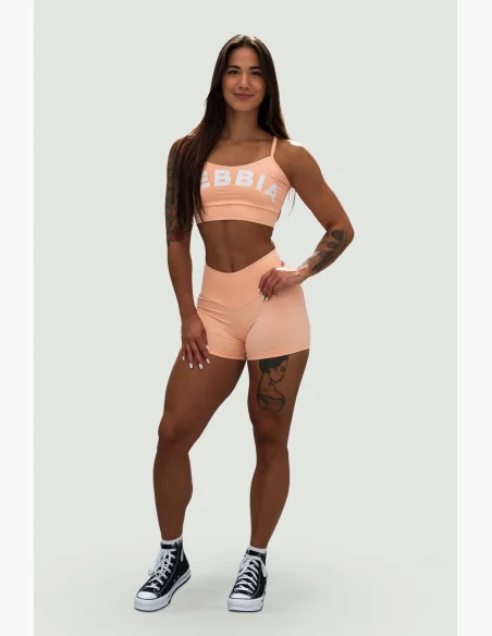 NEBBIA Športová podprsenka GYM HERO oranžová