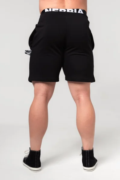 NEBBIA • NEBBIA Teplákové kraťasy GYM BRO čierne • Nebshop.sk 2