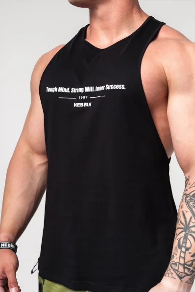 NEBBIA • NEBBIA Fitness tielko FLEXIN' čierne • Nebshop.sk 2